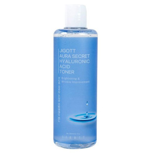 Увлажняющий тонер с гиалуроновой кислотой Jigott Aura Secret Hyaluronic Acid Toner 300ml