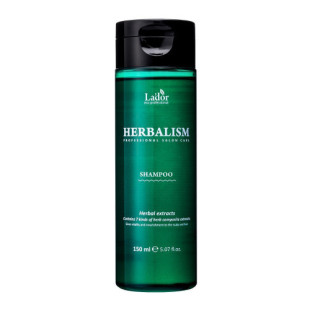 Шампунь успокаивающий с травяными экстрактами La"dor Herbalism Shampoo  150ml