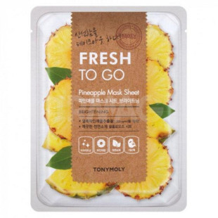 Тканевая маска для лица освежающая с ананасом Tony Moly 20g