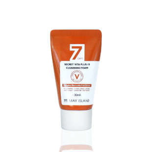 Пена для умывания осветляющая с экстрактом облепихи May Island 7 Days Secret Vita Plus-10 Cleansing F