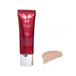 ВВ Крем Матирующий С Идеальным Покрытием Missha M Perfect Cover BB Cream SPF42 PA+++ (20ml, 23 оттенок - натуральный беж)