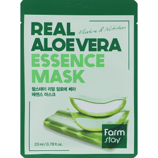 Маска тканинна для обличчя з алое FarmStay Real Aloe Vera Essence Mask 23ml