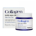 Зволожуючий крем для обличчя з колагеном FarmStay Collagen Super Aqua Cream 80ml, фото 2
