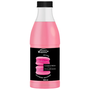 Піна для ванни Малиновий макарон Energy of Vitamins Raspberry macaron 800ml
