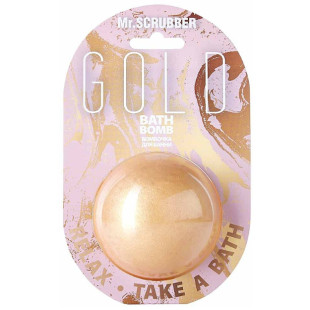 Бомбочка для ванной Gold Mr.Scrubber, 200g