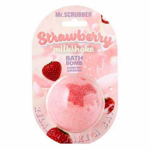 Бомбочка для ванной Strawberry Milkshake Mr.Scrubber, 200g