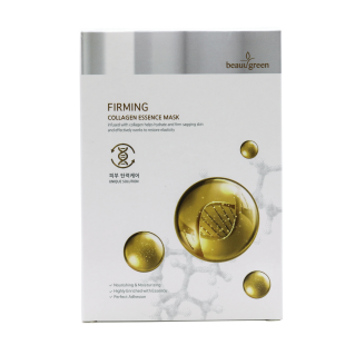 Маска тканевая увлажняющая с экстрактом морских коллагенов BeauuGreen Premium Firming Collagen Essenc