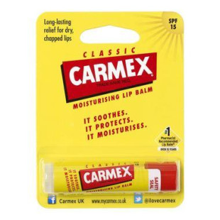 Бальзам-стік лікувальний для губ Carmex Classic Lip Balm SPF 15 Stick 4.25g