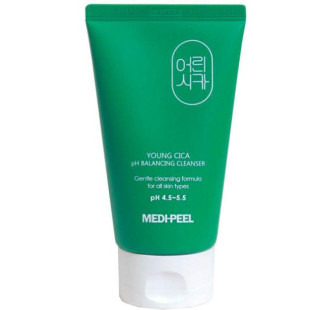 Пенка для умывания успокаивающая на основе центела MEDI-PEEL Young Cica pH Balancing Cleanser 120ml
