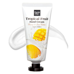 Крем для рук увлажняющий с экстрактом манго и маслом ши FarmStay Tropical Fruit Hand Cream Mango & S