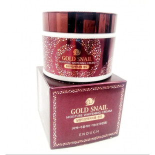 Крем осветляющий с улитковым муцином Enough Gold Snail Moisture Whitening Cream 50ml