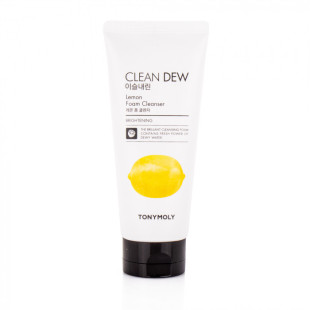 Пенка для умывания с экстрактом лимона для лица Tony Moly Clean Dew Foam Cleanser Lemon 180ml