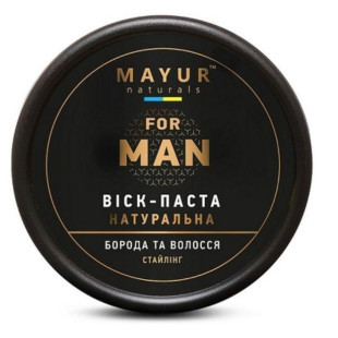 Воск-паста натуральная для стайлинга бороды и волос Mayur 50ml
