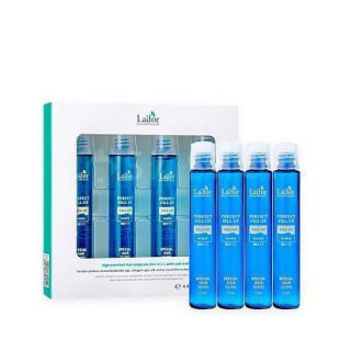 Кератиновый филлер для волос восстанавливающий Lador Perfect Hair Filler 4шт 13мл упаковка