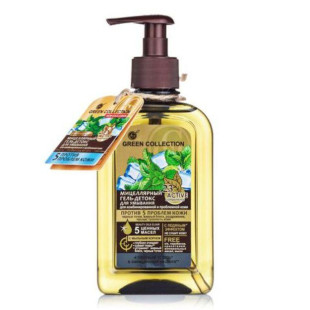 Гель-детокс для вмивання міцелярний «Проти 5 проблем шкіри» Green Collection 290ml