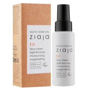Крем для обличчя зволожуючий і насичувальний киснем Ziaja Baltic Home Spa Light Face Cream Moisturising Oxygenating 50ml
