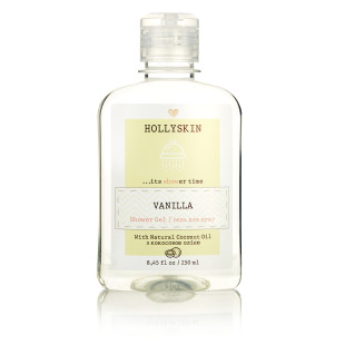 Гель для душу натуральний з ароматом ванілі Hollyskin Vanilla 250ml