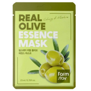 Тканевая маска с экстрактом масла FarmStay Real Olive Essence Mask 23ml