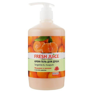 Крем-гель для душа ""Мандарин и Авапухи"" Fresh Juice Hawaiian Paradise Tangerine 750ml