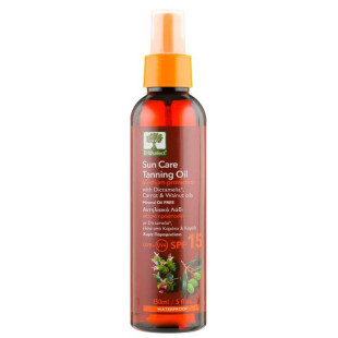 Солнцезащитное масло для загара Bioselect Sun Care Tanning Oil SPF15 150ml