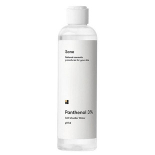 Міцелярна вода для чутливої шкіри з пантенолом Sane Panthenol 3% Soft Micellar Water 250ml
