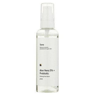 Успокаивающий тоник для лица Sane Aloe Vera 2% + Probiotic Calming Face Toner 100ml