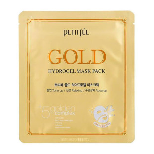 Гідрогелева Маска Зволоження І Відновлення З Колоїдним Золотом Petitfee GOLD Hydrogel Mask Pack (1 шт)