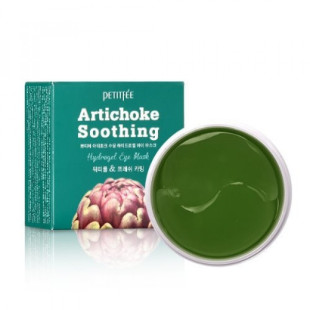 Патчи гидрогелевые успокаивающие с экстрактом артишока для глаз PETITFEE Artichoke Soothing Eye Patch