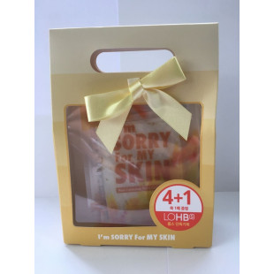 Набор масок тканевых для лица Ultru I"m Sorry for My Skin Real Calendula Revitalizing Mask 4+1 LIMITED 23ml х 4 + 23ml