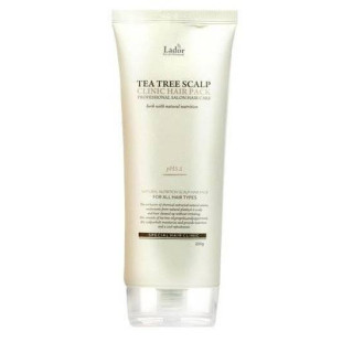 Маска Зміцнююча Оздоровлююча Для Шкіри Голови І Волосся La"dor Tea Tree Scalp Hair Pack З Екстрактом Зеленого Чаю 200ml