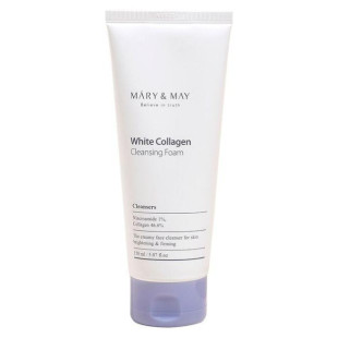 Пенка для умывания с коллагеном и ниацинамидом Mary & May White Collagen cleansing foam 150ml