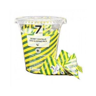 Маска ночная успокаивающая с высоким содержанием центели May Island 7 Days Secret Centella Cica Sleeping P (1шт * 5ml)