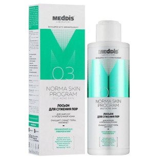 Лосьйон для звуження пор для жирної та проблемної шкіри Meddis Norma Derm Program 150ml