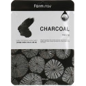 Очищаюча маска з деревним вугіллям FARMSTAY VISIBLE DIFFERENCE MASK SHEET CHARCOAL 23ml, фото 2