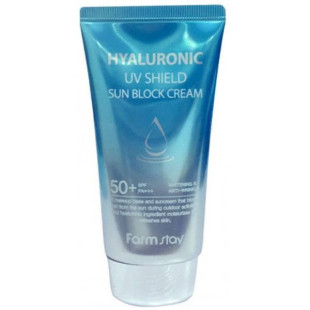 Солнцезащитный крем с гиалуроновой кислотой FarmStay Hyaluronic UV Shield Sun Block Cream SPF50+ PA+