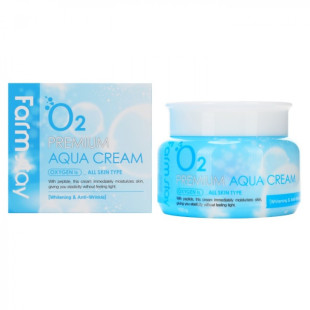 Увлажняющий кислородный крем с ниацинамидом FarmStay O2 Premium Aqua Cream 100ml