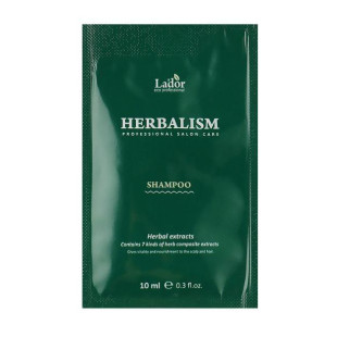 Шампунь от выпадения волос La"dor Herbalism Shampoo Pouch 10ml