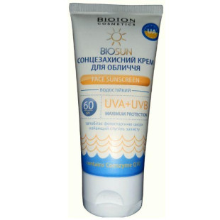 Солнцезащитный крем SPF 60 Bioton Cosmetics BioSun 50ml