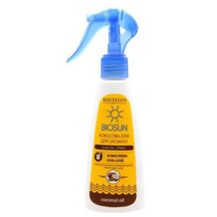 Кокосова олія для засмаги SPF 8 Bioton Cosmetics BioSun Sun Oil Spray 150ml