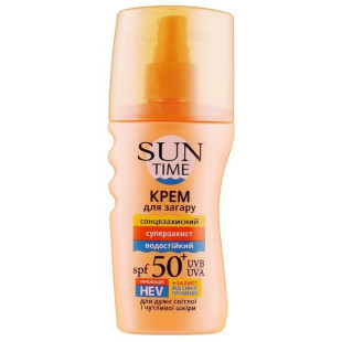Крем для засмаги "Суперзахист" SPF 50+ Біокон Sun Time 150ml