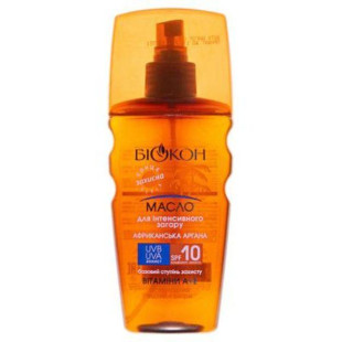 Олія для інтенсивної засмаги "Африканська Аргана" SPF 10 Біокон 160ml