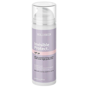 Щоденний зволожуючий крем від фотостаріння Hollyskin Invisible Protect SPF 30, 50ml