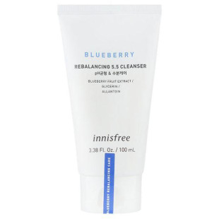 Балансуюча пінка з екстрактом чорниці Innisfree Blueberry Rebalancing 5.5 Cleanser 100mL