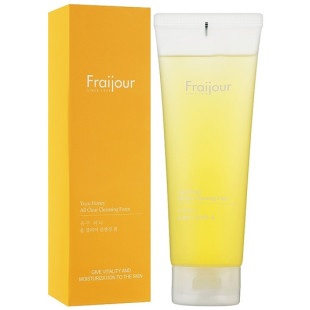 Пенка для умывания с прополисом и юдзу Fraijour Yuzu Honey All Clear Cleansing Foam 250ml