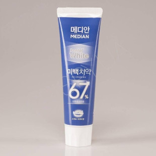 Зубная паста отбеливающая с экстрактом мяты Median Dental White Fruity 100g (синяя упаковка)