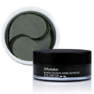 Патчи гидрогелевые ультраувлажняющие с протеинами шелка JM solution Black Cocoon Home 60шт