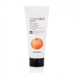Очищающая пенка для умывания с экстрактом грейпфрута для лица Tony Moly Clean Dew Foam Cleanser Gr