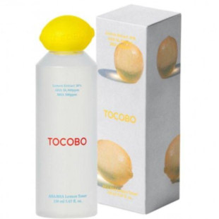Тонер для обличчя лимонний із кислотами TOCOBO AHA BHA Lemon Toner 150ml