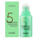 Шампунь для глибокого очищення шкіри голови Masil 5 Probiotics Scalp Scaling Shampoo 50ml, фото 2