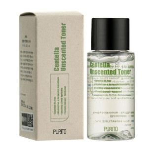 Тонер с цинтелой для гиперчувствительной кожи лица Purito Centella Unscented Toner 30ml
